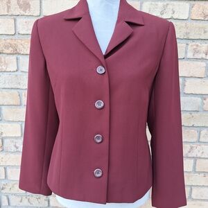Worthington Women's Rich Burgundy Blazer